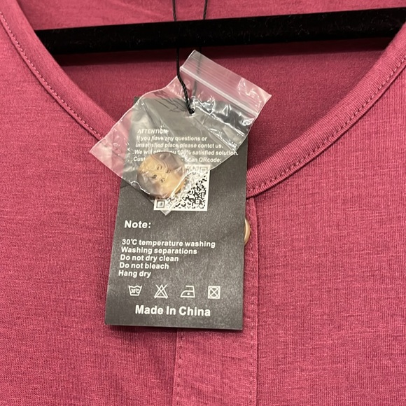 NWT Women’s White Button Front Midi Dress Large - Picture 7 of 7